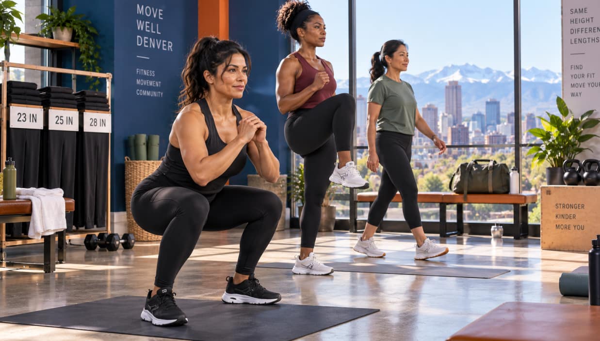 Bright Denver Fitness Studio Workout