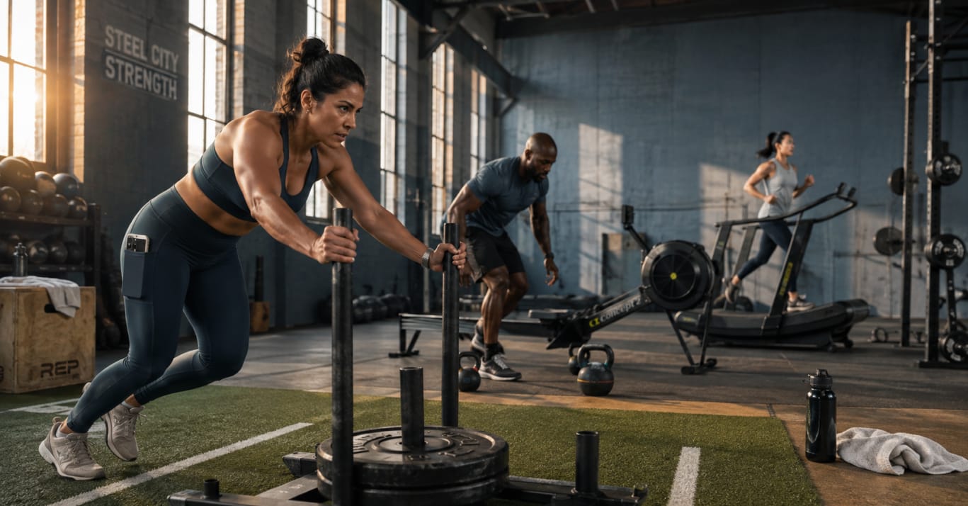 Hybrid training puts unusual demands on workout clothing because one session may combine running, rowing, sled work, lunges, kettlebell exercises, strength movements, and floor-based conditioning without giving the athlete an opportunity to change clothes. That creates a real apparel problem. A lightweight running tight can feel excellent during intervals but offer less protection against rough gym equipment. A dense strength-training legging can feel secure during squats but become unnecessarily warm during a hard run. A pocket that works during walking may bounce once the pace increases. A waistband that seems stable in the fitting room may start moving after repeated transitions between standing, rowing, sprinting, and deep hip flexion. That is why brands are beginning to treat hybrid training as a distinct activewear design challenge. Oner Active is scheduled to launch its Hybrid capsule on August 28, 2026 at 12 p.m. EDT, describing the range as its first major exploration of apparel built specifically around hybrid training. The collection introduces the company's lightweight AirMove fabric alongside pocketed UnifiedMove leggings and shorts, as detailed in the brand's Hybrid training launch. The company says the range is intended for people combining strength, speed, endurance, and varied movement. Those descriptions are manufacturer claims rather than independent evidence that the garments improve athletic performance. The bigger question is more useful for most gym-goers: does hybrid training actually require a new category of leggings and fabrics? Not necessarily. What hybrid training does require is clothing capable of handling several conflicting jobs reasonably well. For people who regularly combine running and strength work in the same session, fabric weight, waistband security, abrasion resistance, sweat management, stretch recovery, squat opacity, and pocket stability all become relevant at once. For more body-neutral activewear coverage focused on garment behavior rather than judging the body wearing it, cameltoe.org follows the same practical fit-first approach. Why Hybrid Training Is Harder On Activewear Traditional workout clothing is often optimized around a fairly narrow movement environment. Running apparel prioritizes repeated forward motion, low weight, sweat handling, and minimal distraction. Strength apparel may prioritize opacity, stretch recovery, coverage, abrasion resistance, and a secure waistband. Studio clothing can put greater emphasis on softness and freedom through large ranges of motion. Hybrid training combines those demands. Imagine a session beginning with an 800-meter run, moving into sled pushes, kettlebell swings, lunges, rowing intervals, burpees, and barbell work before finishing with another run. During the running segments, the leggings experience thousands of small repetitive movements while body temperature and sweat increase. During squats and lunges, the fabric stretches much more aggressively around the knees, hips, and seat. During sled work, the athlete spends time in deep hip flexion. During rowing, the waistband repeatedly moves between flexion and extension. During floor exercises, the fabric can rub against mats and rough surfaces. A garment that handles only one of those situations well may become distracting when the workout changes. Running And Strength Training Want Different Fabrics One of the central problems in hybrid activewear is fabric weight. Running apparel can benefit from extremely lightweight construction because less fabric means less material moving with every stride and potentially less retained moisture. Strength training creates almost the opposite incentive. A slightly denser textile can provide more coverage during deep squats, feel more secure around the waist and hips, and tolerate repeated contact with benches, mats, and other equipment. That does not mean heavy fabrics are automatically better for lifting or that ultralight fabrics are unsuitable for strength work. It means designers have to balance properties that can work against one another. Heat adds another layer. Recent reporting drawing on textile researchers explains that exercise comfort depends on air permeability, evaporation, fabric construction, fit, and activity level—not simply whether a garment is made from cotton or polyester. Engineered synthetic fabrics can help move perspiration during intense exercise, while some natural fibers may retain more moisture once saturated. The broader explanation is available in the AP's guide to fabric performance in extreme heat. Hybrid clothing therefore needs enough material for coverage and durability without creating unnecessary heat during the conditioning portions of the session. Oner Active's Hybrid Collection Shows The Tradeoff Oner Active's upcoming capsule is interesting because it does not try to solve hybrid training with one material. The brand highlights AirMove, which it describes as featherlight, alongside more structured UnifiedMove leggings and shorts with pockets. That alone suggests there may not be one ideal hybrid fabric. A running-heavy training day may reward a lightweight short. A session dominated by squats, sled pushes, and strength work may make a more substantial legging preferable. A mixed session might sit somewhere between those two extremes. The collection also includes different garment constructions rather than simply putting one fabric into every silhouette. That is probably the more realistic future of hybrid activewear: not one miracle textile, but several pieces built around different balances of mobility, durability, coverage, and heat management. Compression Can Feel Useful Without Making You Faster Hybrid leggings often lean toward moderate compression because close-fitting fabric can feel stable during rapid transitions. That can be useful. A secure legging may move less during running, keep the waistband positioned during squats, and reduce the amount of loose fabric interacting with equipment. What compression does not reliably do is make someone run faster. A 2025 updated systematic review and meta-analysis examined 51 randomized controlled trials involving 899 participants. Researchers found no significant improvement in race time or time to exhaustion when runners wore compression garments. Compression did reduce soft-tissue vibration, but the overall certainty of evidence for performance outcomes was low to very low. The findings are available through the PubMed compression-garment review. That makes compression better understood as a garment characteristic than as a performance shortcut. Some people prefer a firmly held sensation during training. Others find strong compression uncomfortable once heat and sweat increase. For hybrid leggings, the useful amount is the amount that keeps the garment stable without making deep breathing, hip flexion, or extended wear unnecessarily uncomfortable. Waistband Stability May Matter More Than Compression Hybrid training is particularly good at exposing poor waistband design. A waistband can behave perfectly during standing and fail once the workout becomes dynamic. Running introduces repeated impact. Squatting changes the relationship between the pelvis, abdomen, and waistband. Rowing repeatedly compresses the torso toward the thighs. Burpees move the athlete quickly from standing to floor positions and back again. If the waistband begins sliding during any one of those movements, the problem becomes more noticeable as the session continues. A stable waistband may rely on several features: fabric recovery, appropriate rise, sufficient depth, internal elastic, contour shaping, or a drawcord. Simply sizing down is not always the answer. A smaller legging may create more pressure without correcting a pattern that does not match the wearer's proportions. That is an important body-neutral distinction. When leggings repeatedly roll, slide, or pull, the cause may be the garment's pattern and construction, not the person's body. Sweat Management Becomes A Bigger Issue In Mixed Sessions Strength training often includes rest periods between sets. Hybrid conditioning can keep the heart rate elevated for longer periods because running, rowing, sleds, carries, and other movements are frequently linked together. That increases perspiration and heat. A useful hybrid fabric should be able to move moisture without becoming excessively heavy, sticky, or abrasive. The phrase "moisture-wicking" does not tell the whole story. A textile also needs sufficient airflow and evaporation. Fabric thickness, knit structure, yarn type, surface finishing, garment fit, and environmental conditions all influence what happens once the clothing is wet. Two pairs of leggings can contain similar percentages of nylon and elastane while behaving very differently during an hour of training. That is why fiber percentages are useful but incomplete. The finished fabric matters more. Quick-Dry Does Not Mean The Leggings Stay Dry Activewear descriptions sometimes create the impression that sweat-management fabric should remain dry throughout a workout. That is not realistic. A quick-drying textile can still become visibly wet during heavy exercise. The useful property is what happens afterward. Does the moisture spread across a larger area? Does the garment retain a large amount of water? Does the fabric become much heavier? Does the inside surface begin rubbing once damp? How quickly does it dry when the exercise intensity drops? These are more meaningful questions than whether sweat becomes visible. For someone who trains hard enough to saturate clothing, a fabric can perform well while still showing moisture. Abrasion Is Where Running Tights Can Struggle Road running usually does not involve repeated contact with rough equipment. A gym does. Barbells can touch the thighs during deadlifts. Benches repeatedly rub the seat of the leggings. Mats create friction. Sled straps, lifting belts, and textured machines can contact clothing. For hybrid athletes, this means a fabric optimized entirely around minimal weight may not be the best material for every environment. A very thin surface may feel excellent while running but show wear faster around rough equipment. A dense strength fabric may tolerate abrasion better but feel warmer. Again, there is no universal winner. The best textile is the one that balances the conditions actually present in the workout. Squat Opacity Still Has To Be Tested Hybrid training often moves directly from upright conditioning into deep hip flexion. That makes opacity especially relevant. A pair of leggings can look completely opaque while standing but allow more light through when stretched during a deep squat. Fabric density matters. So does fit. When a textile is stretched beyond the range intended by the pattern, the knit structure opens and more light can pass through. That is one reason simply sizing down to create more compression can produce unexpected problems. A basic hybrid-legging test should include: deep squats, lunges, seated rowing positions, a forward hinge, running or high knees. If coverage remains acceptable throughout those movements, that is more useful information than how the garment looks in a static mirror. Pockets Have To Work At Running Speed One of the most practical features in Oner Active's upcoming Hybrid collection is the use of pockets in UnifiedMove leggings and shorts. Hybrid athletes may actually need them more than some single-sport users. Moving between a running route and gym floor means someone may want to keep a phone, key, card, or small item close without using a separate belt. The pocket has to perform under impact. Put the actual phone inside. Jog. Run. Do high knees. Squat. Lunge. Sit in a rowing position. If the phone repeatedly strikes the leg, pulls the waistband downward, or interferes with hip flexion, the pocket is not solving much. Placement matters almost as much as capacity. Sports Bras Need Their Own Hybrid Test Matching leggings and bras should not automatically be treated as one performance system. A legging can work well for hybrid training while the matching sports bra does not provide enough support for the highest-impact part of the workout. Someone lifting weights may feel comfortable in a lighter-support bra. Add running, box jumps, or burpees and that calculation can change. A useful hybrid sports-bra test should include the hardest movement in the session, not only the easiest one. The wearer should check: band stability, strap pressure, coverage, breast movement, breathing comfort, and whether the bra becomes significantly less comfortable when saturated with sweat. More compression is not automatically better here either. The correct support level is individual. What A Good Hybrid Legging Actually Needs A useful hybrid legging is less about a category name and more about whether several design systems work together. Property Why It Matters Stretch recovery Helps knees, hips and waistband return to shape after strength work Waistband stability Reduces adjustment during running, rowing and floor transitions Moderate fabric weight Balances coverage with heat management Moisture movement Becomes important during sustained conditioning Abrasion resistance Helps with benches, mats and gym equipment Squat opacity Maintains coverage under deep flexion Secure pockets Keeps essentials stable during running Comfortable seams Reduces rubbing during repetitive movement A material label cannot confirm all of those things. A polyester-elastane legging can perform extremely well or poorly. So can a nylon blend. Patterning and construction often matter just as much as the fibers. Shorts Can Be A Better Hybrid Solution Hybrid training does not inherently require leggings. Running-heavy workouts may feel more comfortable in shorts because less fabric covers the legs. Oner Active's capsule reflects that by including lined AirMove shorts as well as UnifiedMove short designs. A double-layer short can solve several problems at once. The outer layer provides loose movement and airflow. The inner layer can provide coverage and stability. A phone pocket can sit close to the thigh on the inner liner, helping reduce bounce. That architecture may be more comfortable than full-length tights for some athletes, especially in warm conditions. Leggings can still be preferable for people who want additional coverage, warmth, or protection from rough surfaces. Existing Gym Clothes May Already Be Hybrid-Capable The growth of hybrid-specific collections does not mean existing activewear has suddenly become obsolete. If your current leggings: stay positioned while running, remain opaque during squats, handle sweat reasonably well, do not become uncomfortable on a rower, have useful pockets, and survive repeated gym contact, they are already functioning as hybrid leggings. There is no requirement that the label use the word "hybrid." That is worth remembering as brands create increasingly specialized categories. Specific apparel can solve real problems. The category itself is not the benefit. Who Is Most Likely To Notice The Difference? Someone who regularly combines strength and endurance in one session has the strongest case for paying attention to hybrid-specific design. A person who strength trains for 50 minutes and finishes with a relaxed five-minute walk may not notice much benefit. Someone moving repeatedly among running intervals, sled pushes, rowing, carries, lunges, and barbell exercises probably will. Climate also changes the decision. A dense legging may work perfectly inside an air-conditioned gym and feel uncomfortable when half the session moves outdoors in summer. A featherlight tight may be ideal for outdoor running but provide less protection from cold equipment during winter strength sessions. There is no universal hybrid uniform because hybrid training itself is not standardized. Test The Hardest Combination You Actually Train The best way to choose hybrid leggings is to recreate the movements most likely to expose problems. Put a phone in the pocket. Perform several deep squats. Lunge. Jog or do high knees. Sit as though rowing. Move toward a burpee position. Check the waistband. Look for excessive knee bagging. Notice whether the phone moved. Assess whether seams rubbed. Check opacity under deep flexion. A good hybrid legging should let the wearer stop thinking about the garment once the workout starts. Hybrid Training Creates A Real Design Problem—Not A Performance Shortcut Oner Active's August 28, 2026 Hybrid launch is a timely example of activewear becoming more specialized around mixed training. AirMove targets the lighter end of the spectrum, while pocketed UnifiedMove leggings and shorts address a more structured training environment. That is a legitimate design direction. It should not be confused with proof that specialized leggings improve athletic performance. Compression research reinforces that distinction: garments can change fit, soft-tissue movement, and subjective experience without necessarily improving race performance. The practical benefits of hybrid clothing are more ordinary—and probably more valuable. A waistband that stays put means fewer adjustments. A secure pocket means less phone bounce. Appropriate fabric weight balances coverage and heat. Good recovery helps the knees and waist retain shape. Durable material tolerates both strides and gym equipment. Hybrid training does not necessarily need its own leggings category. It needs leggings capable of doing several conflicting jobs well enough that the wearer can focus on the workout instead of the clothing. For some people, a pair already in the drawer can do exactly that. For others—especially those regularly combining running, high-sweat conditioning, and strength work—a purpose-designed hybrid fabric may be a meaningful upgrade.