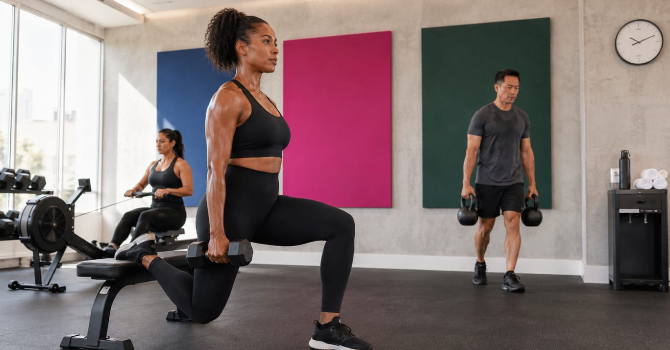 Seamless-Front Leggings Under Real High-Sweat Training