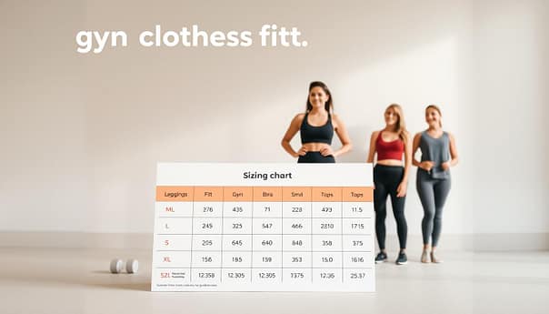 gym clothes fit sizing chart gym clothes fit sizing chart